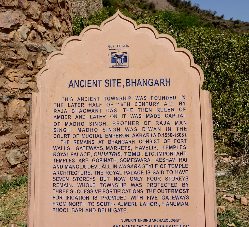 ancient site bhangarh